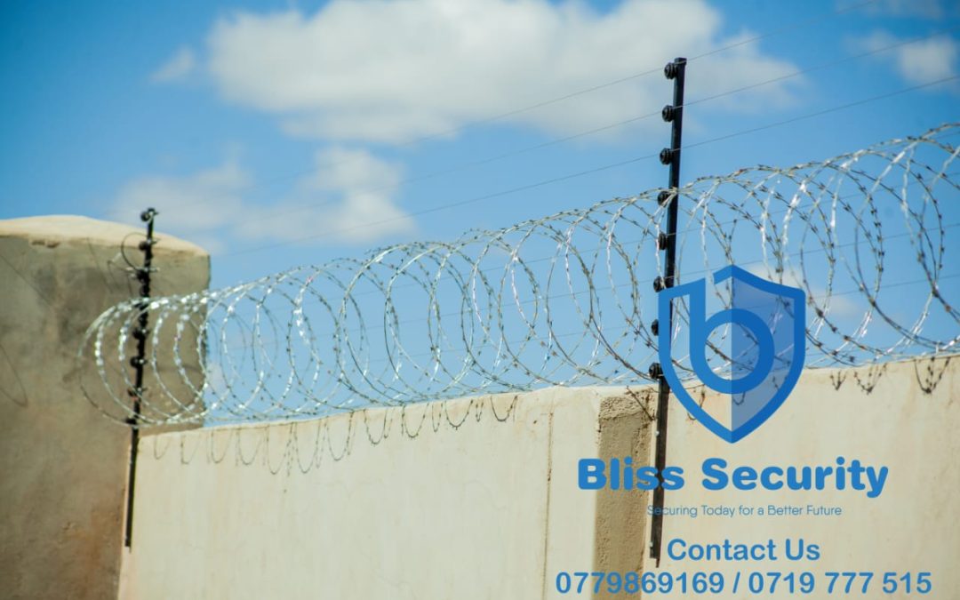 Combined Razor wire and Alarmed Electric fence lnstallation